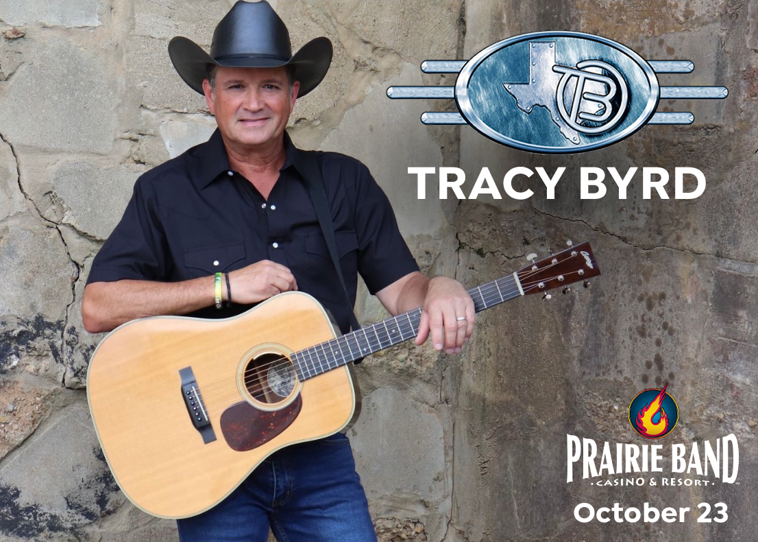 Tracy Byrd to Perform Live at Prairie Band Casino &amp; Resort on October 23