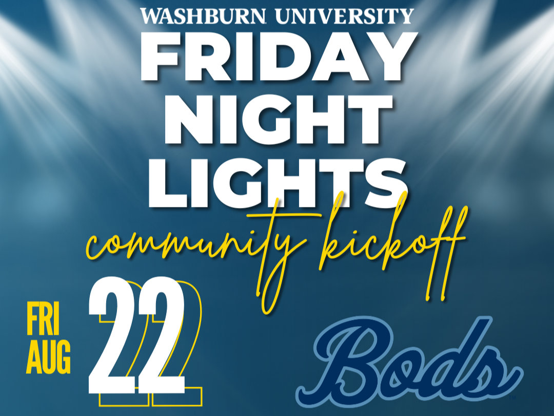 Washburn University Athletics Hosts 2nd Annual Friday Night Lights Community Kickoff, Presented by Envista