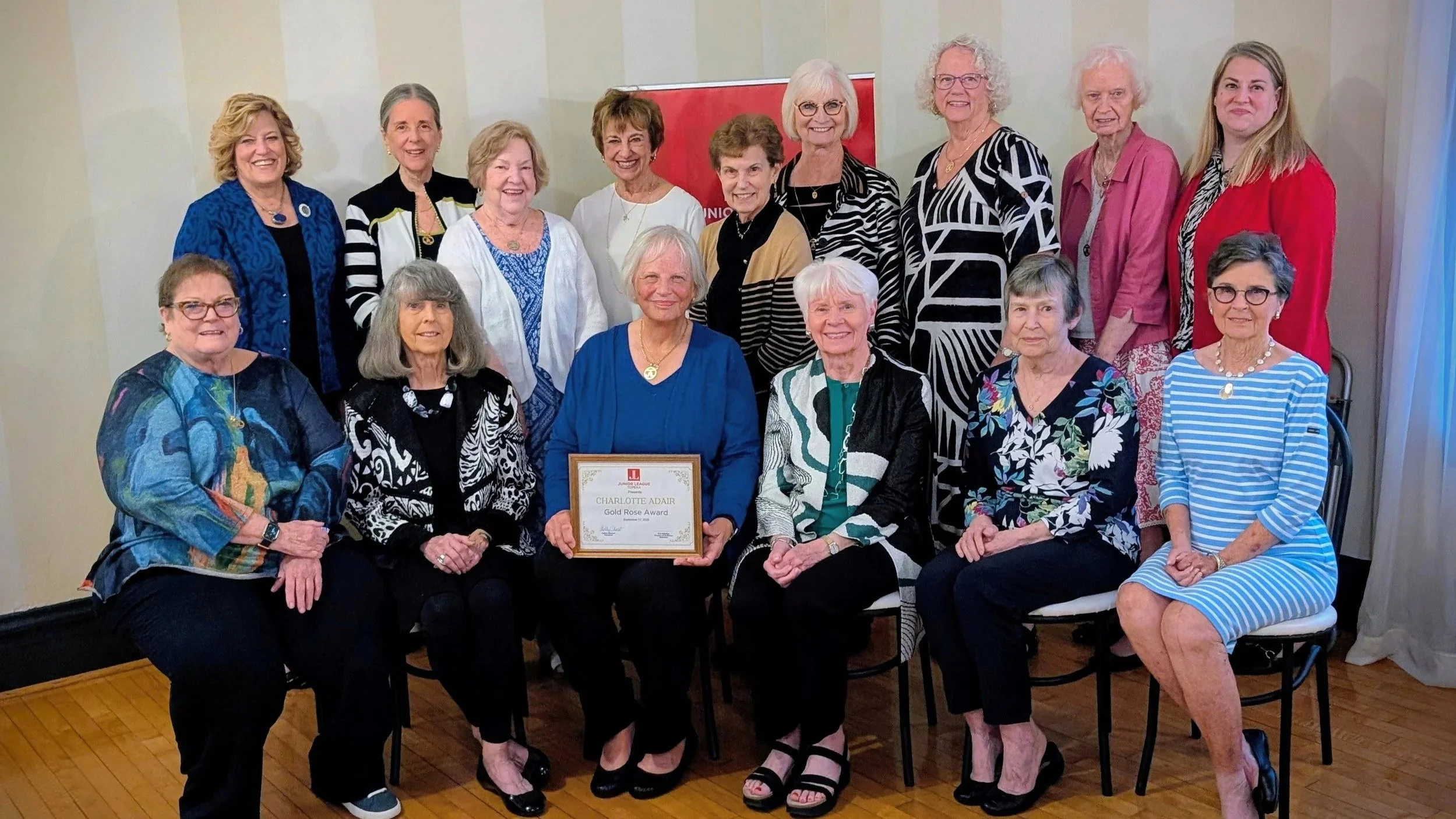 Charlotte Adair Honored as Gold Rose Award Recipient