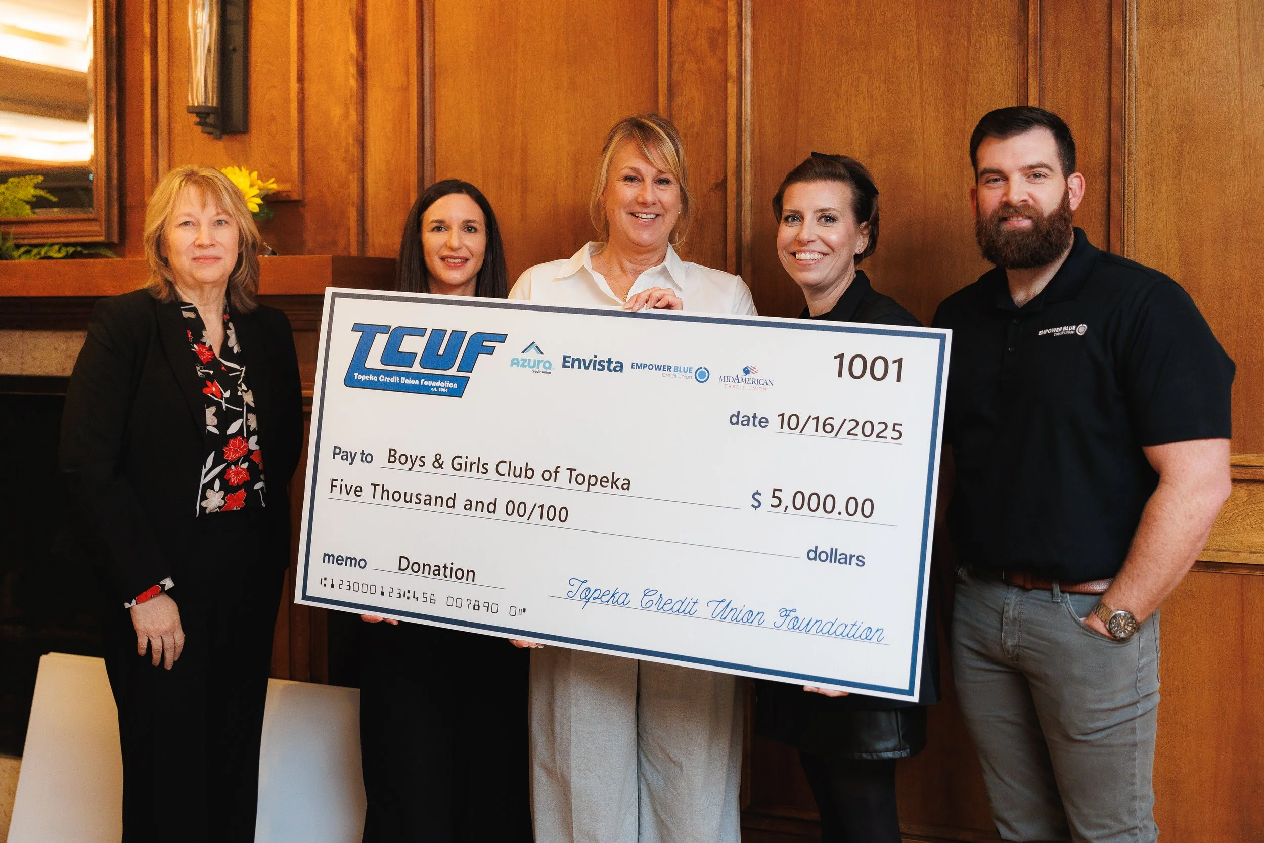 Topeka Credit Union Foundation Awards Nine Organizations with $33,000 in Community Grants