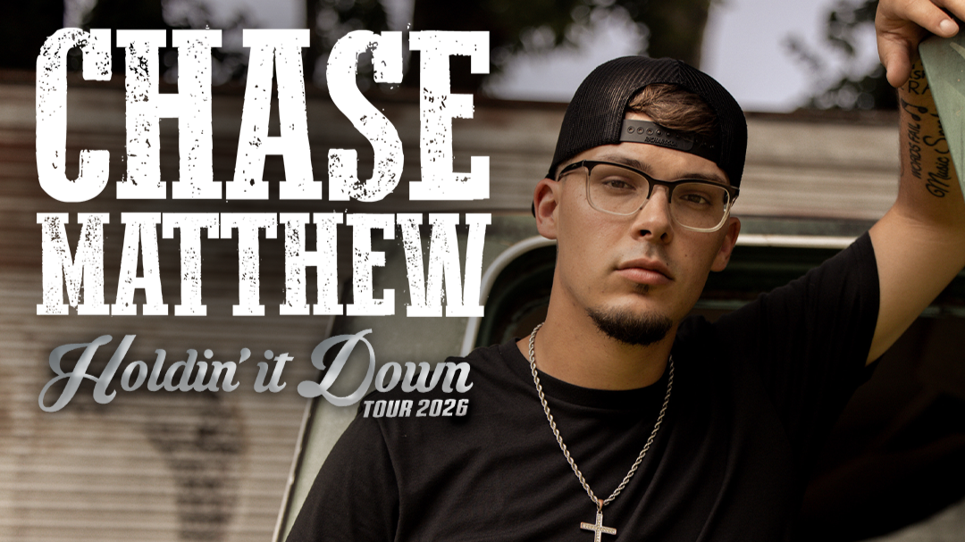 Upcoming Chase Matthew Performance Rescheduled to September 3