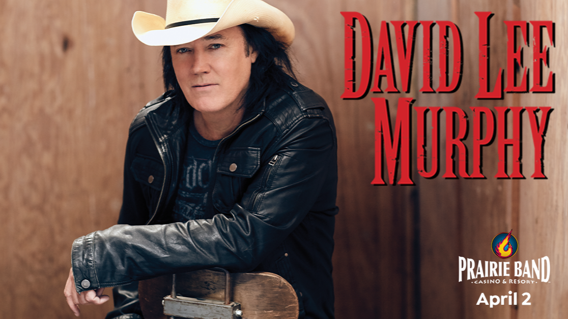 David Lee Murphy Performing Prairie Band Casino &amp; Resort on April 2