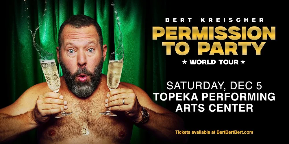 Bert Kreischer: Permission to Party World Tour, December 5th at Topeka Performing Arts Center