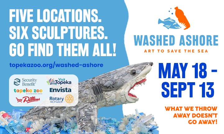Washed Ashore: Art to Save the Sea Coming to Topeka This May