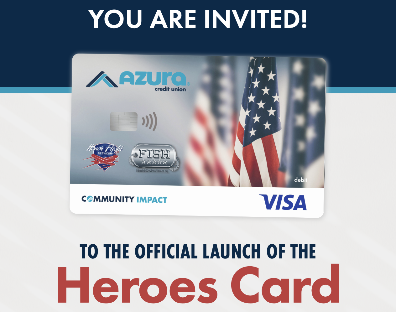 Azura Credit Union Launches Heroes Card to Support Veterans and Military Families