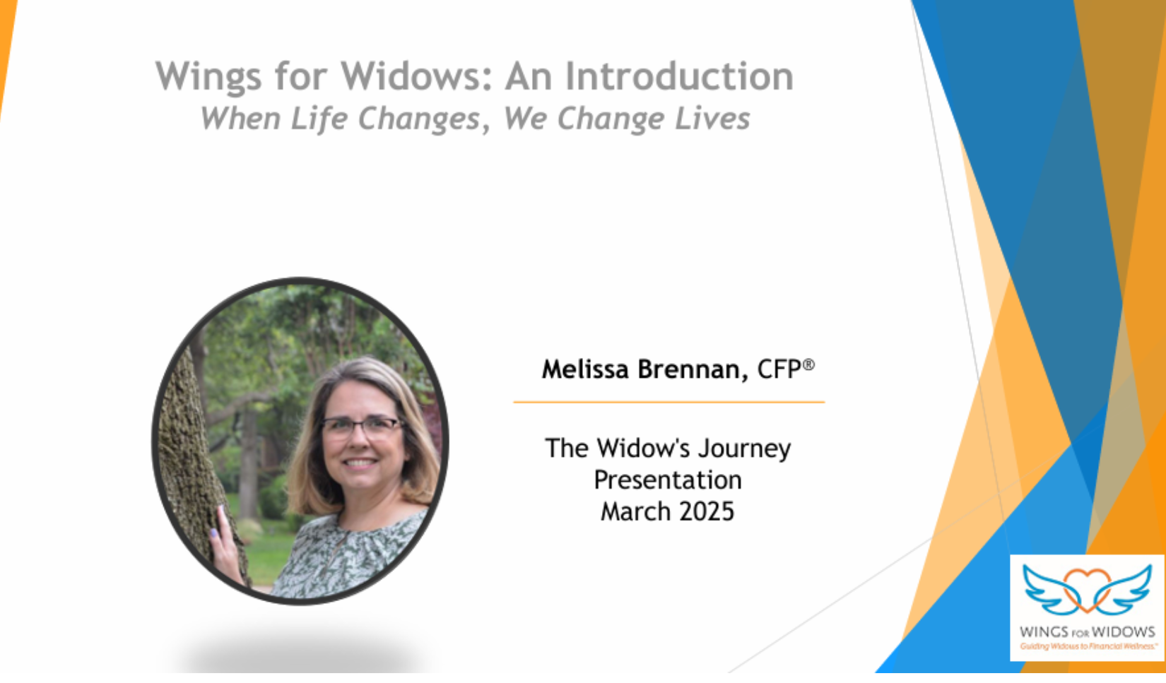 Legal and Financial - March 2025 - Wings for Widows