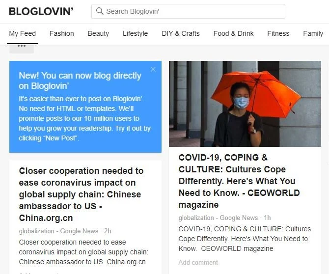 COVID-19, COPING &amp; CULTURE: Cultures Cope Differently.