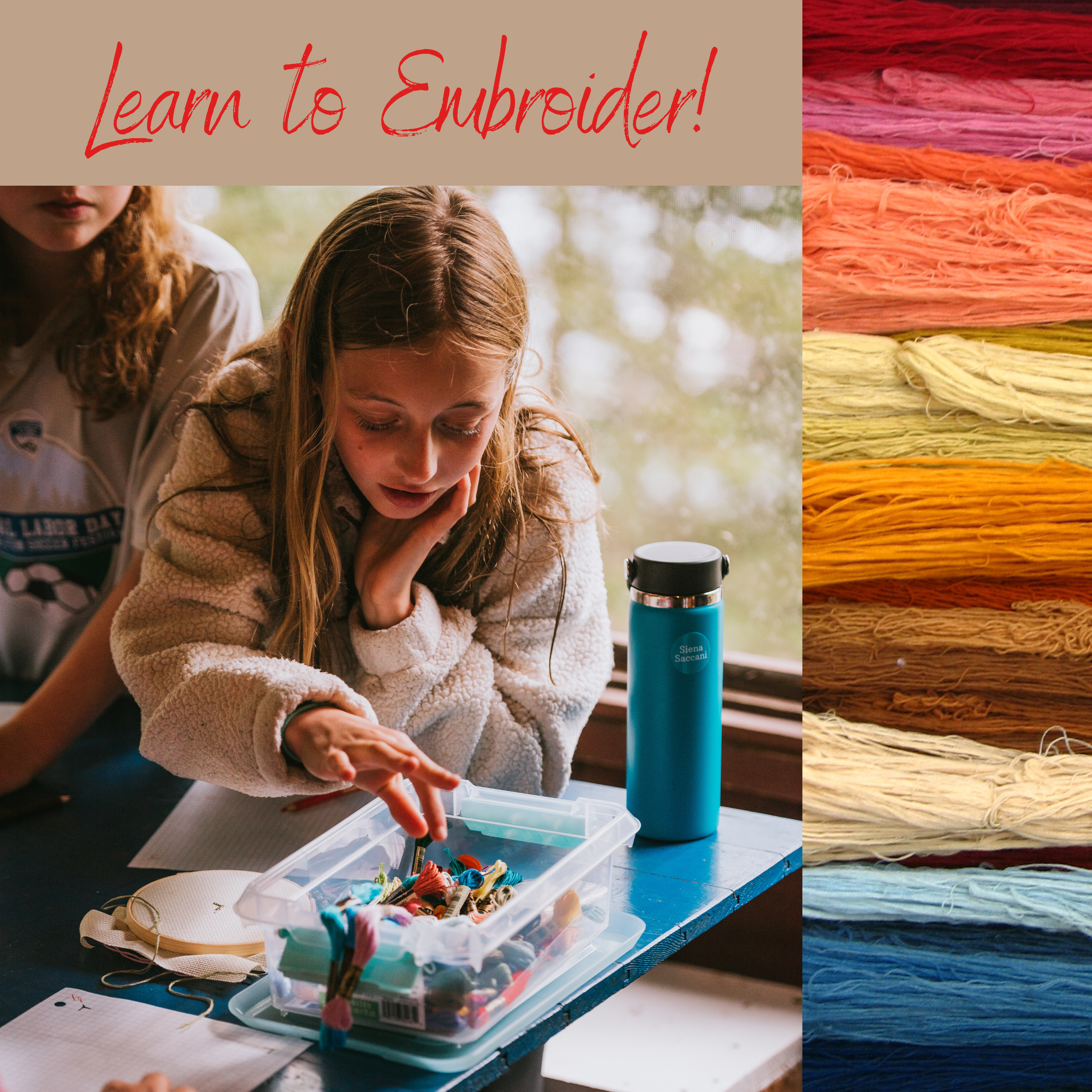 Learn to Embroider (Beginner Level)! (Spring)