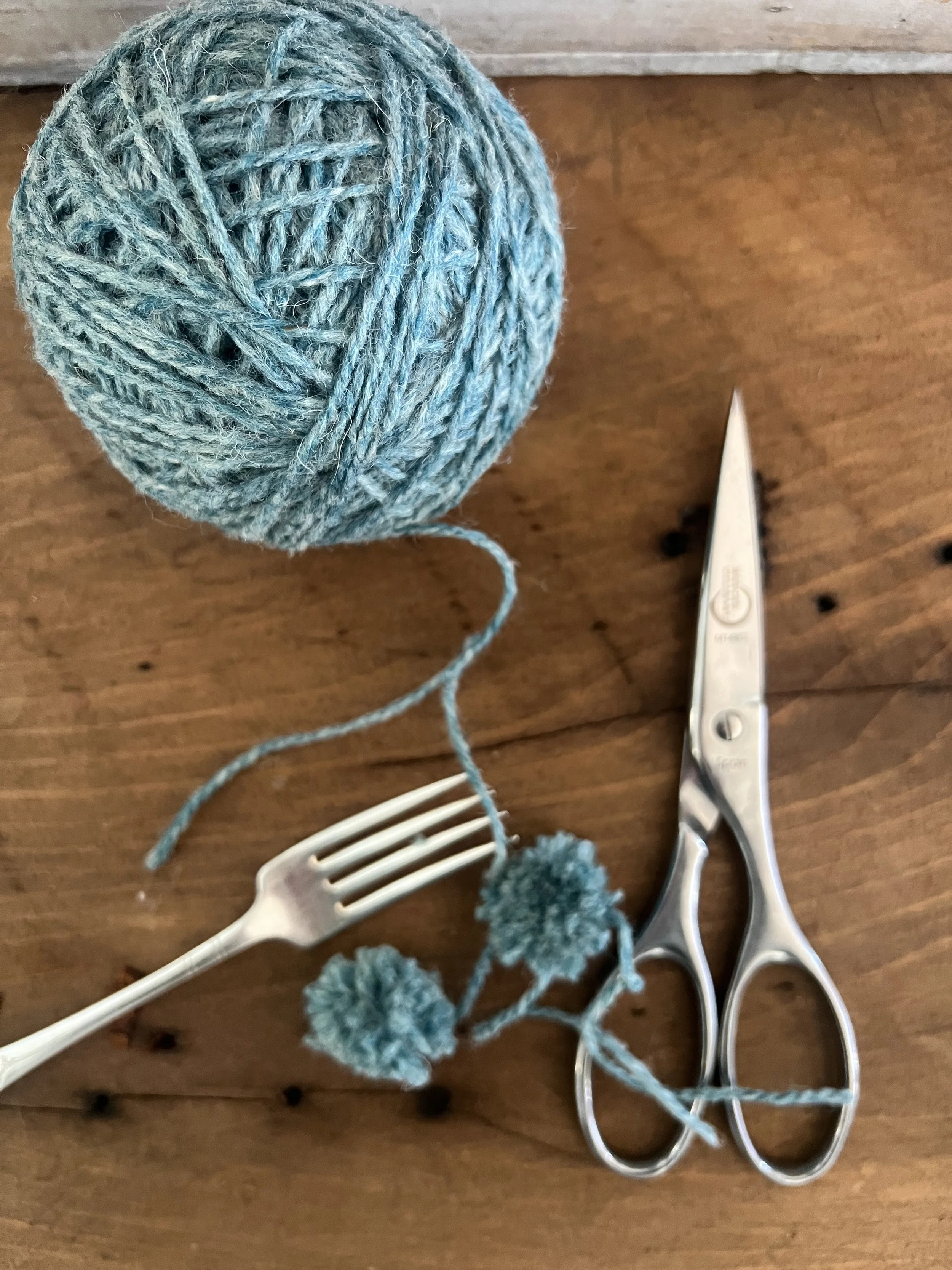 Yarn Pom-Pom Making - At Home Activity!