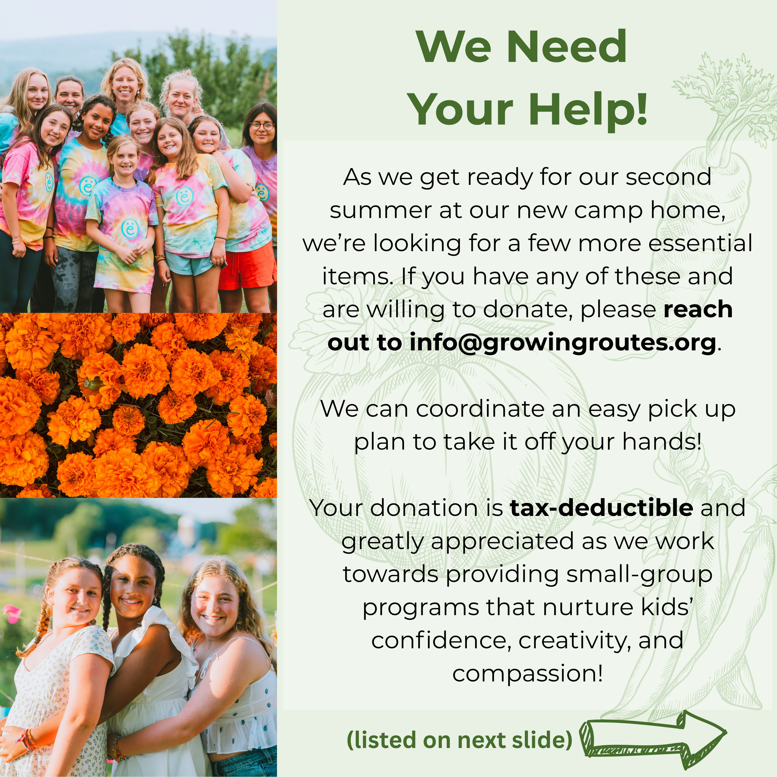 2026 Seeking Donated Items (Pg. 1).png