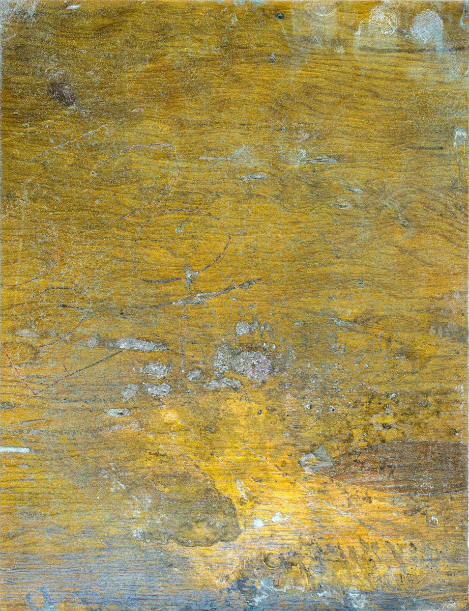 Accumulatus (Door w/Scratched Message), pigmented print on Hahnemühle Photo Rag paper, 42 x 32”, 2016