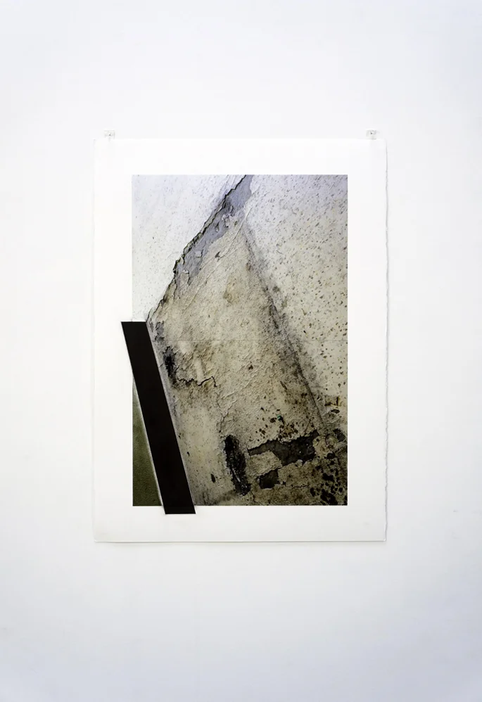 Ultra Iterum (13-D-05), 41 x 30”, Fabriano 640 gsm paper, pigment prints, gouache, 2013
