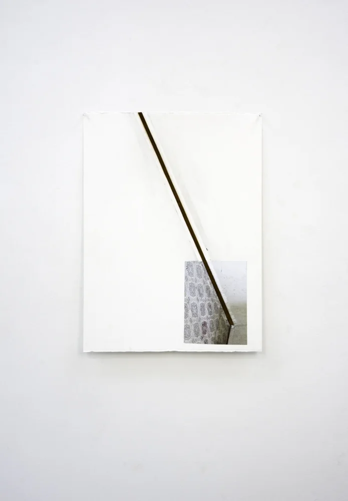 Anima et Cutis (12- D-11), 30 x 22”, Fabriano 640 gsm paper, pigment print, gouache, steel powder, 2012
