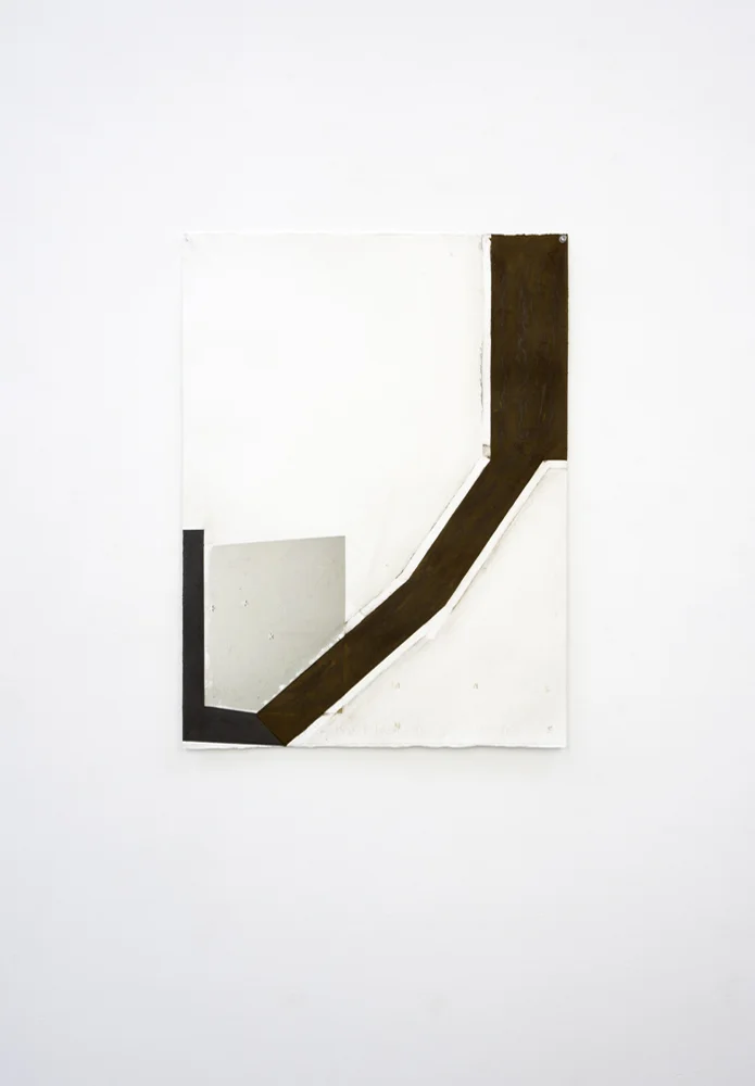 Anima et Cutis (12-D-14), 30 x 22”, Fabriano 640 gsm paper, pigment print, steel powder, matt medium, 2012