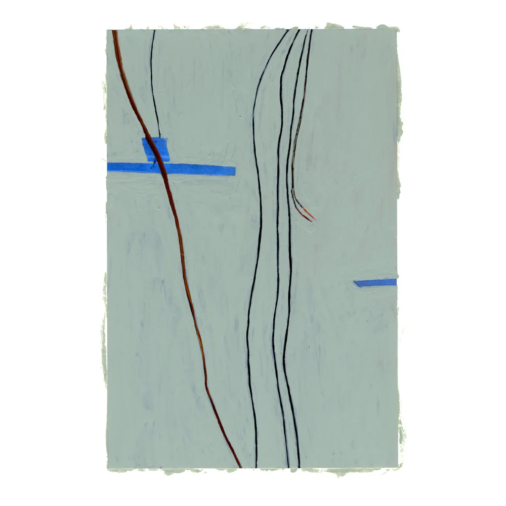 Sed Etiam (07-D-16), 8.25 x 10” , lacquer, enamel 4 x 6" photograph mounted on paper, 2007