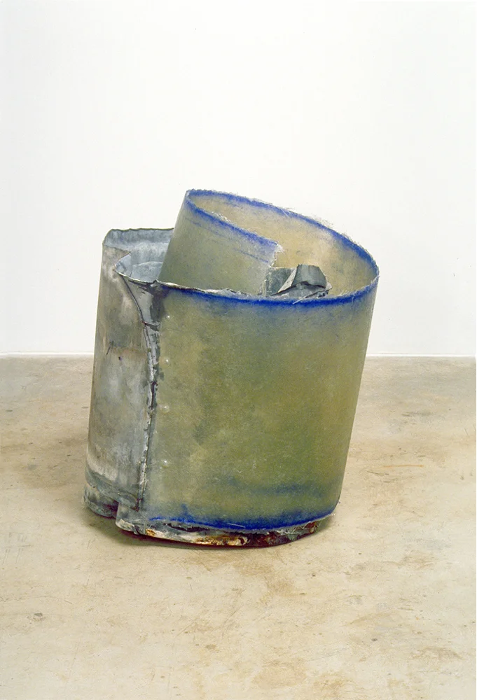 Lumen Caelum (Sky Light), 26" x 26' x 24", metal, fiberglass, 1989