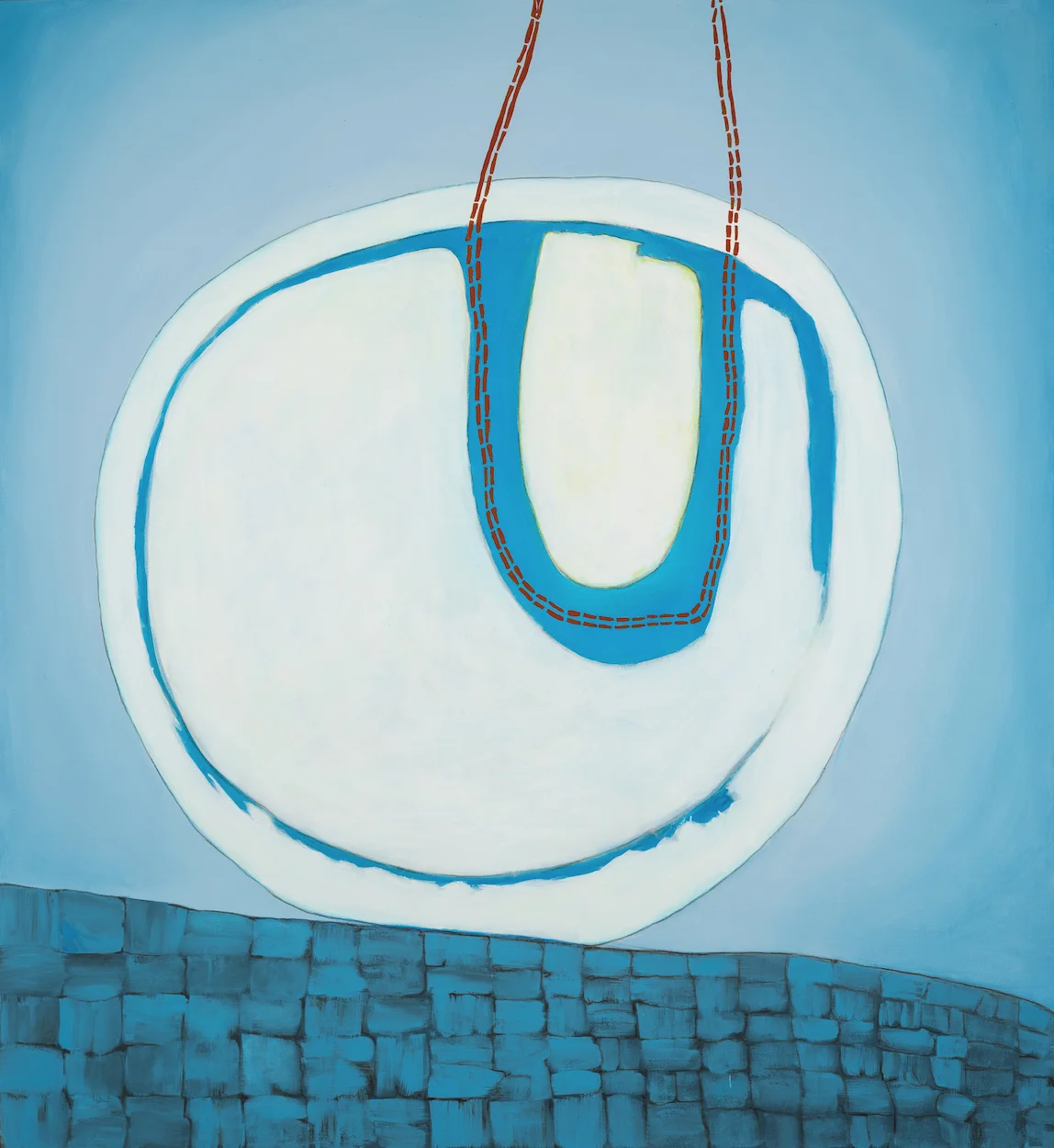 The Missing Piece 48” x 44” acrylic on canvas 2019