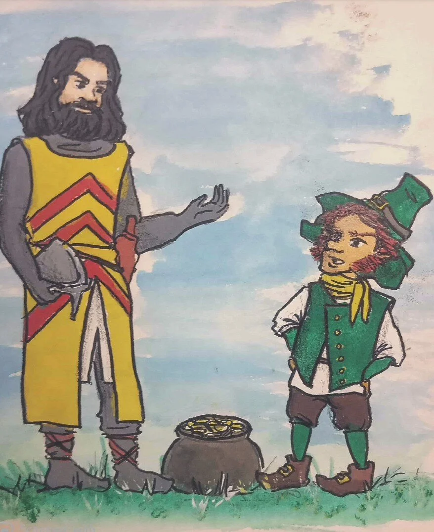 King talking to leprechaun - Jannele_Cana.jpg
