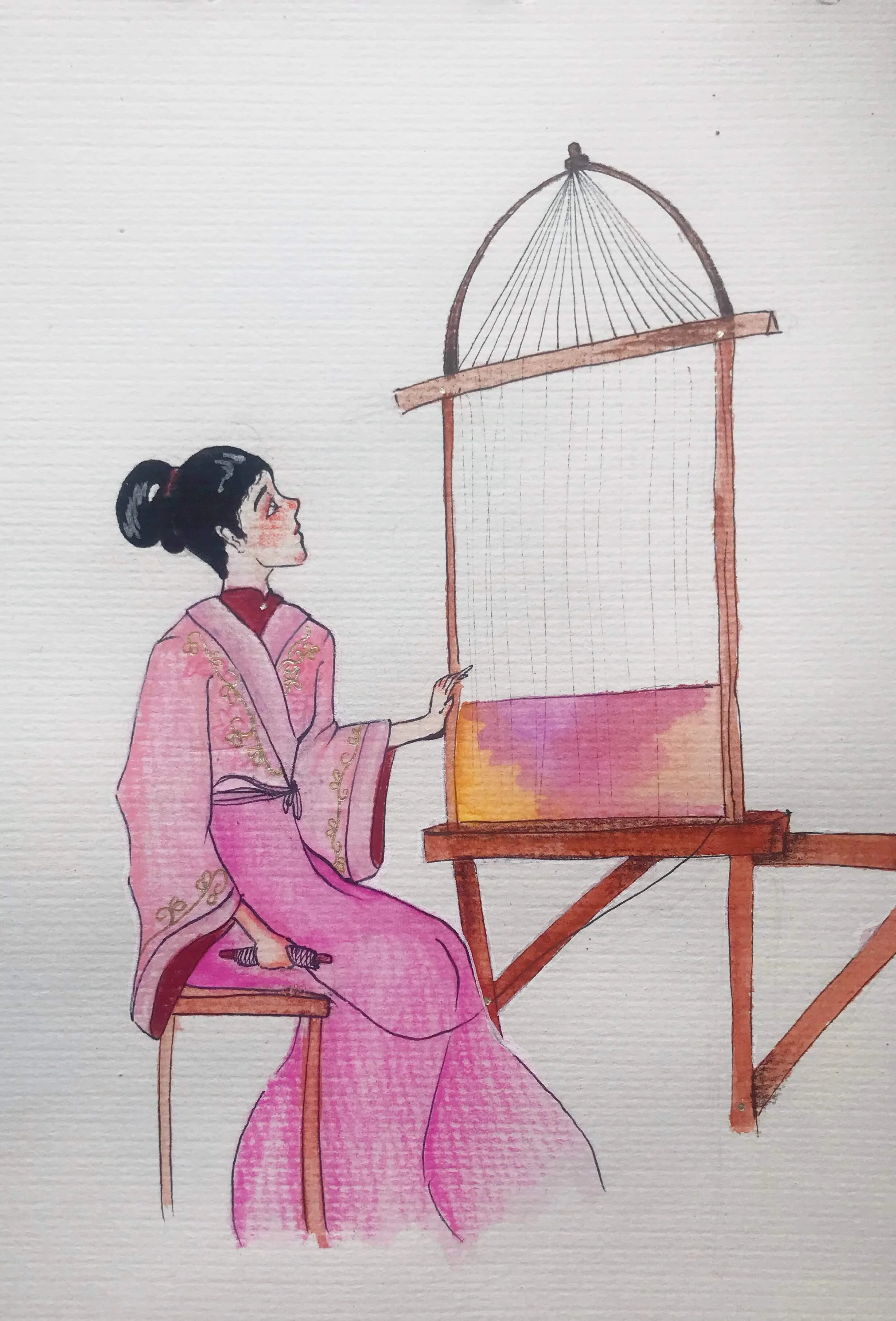 Mulan sitting at loom.jpeg