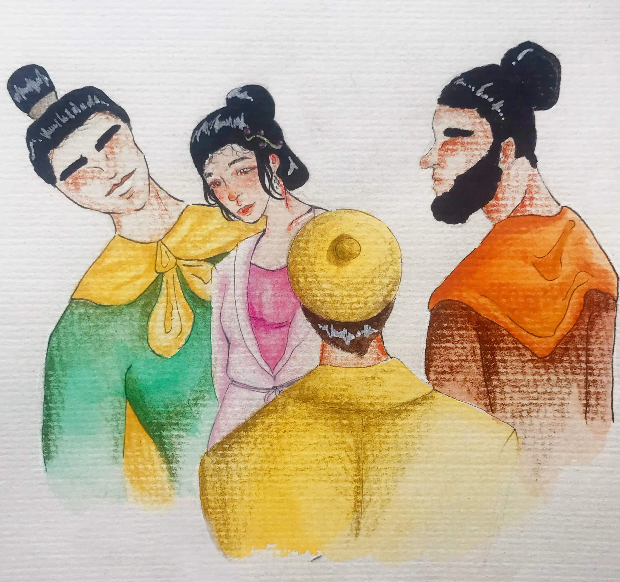 mulan being stared at by comrades.jpeg