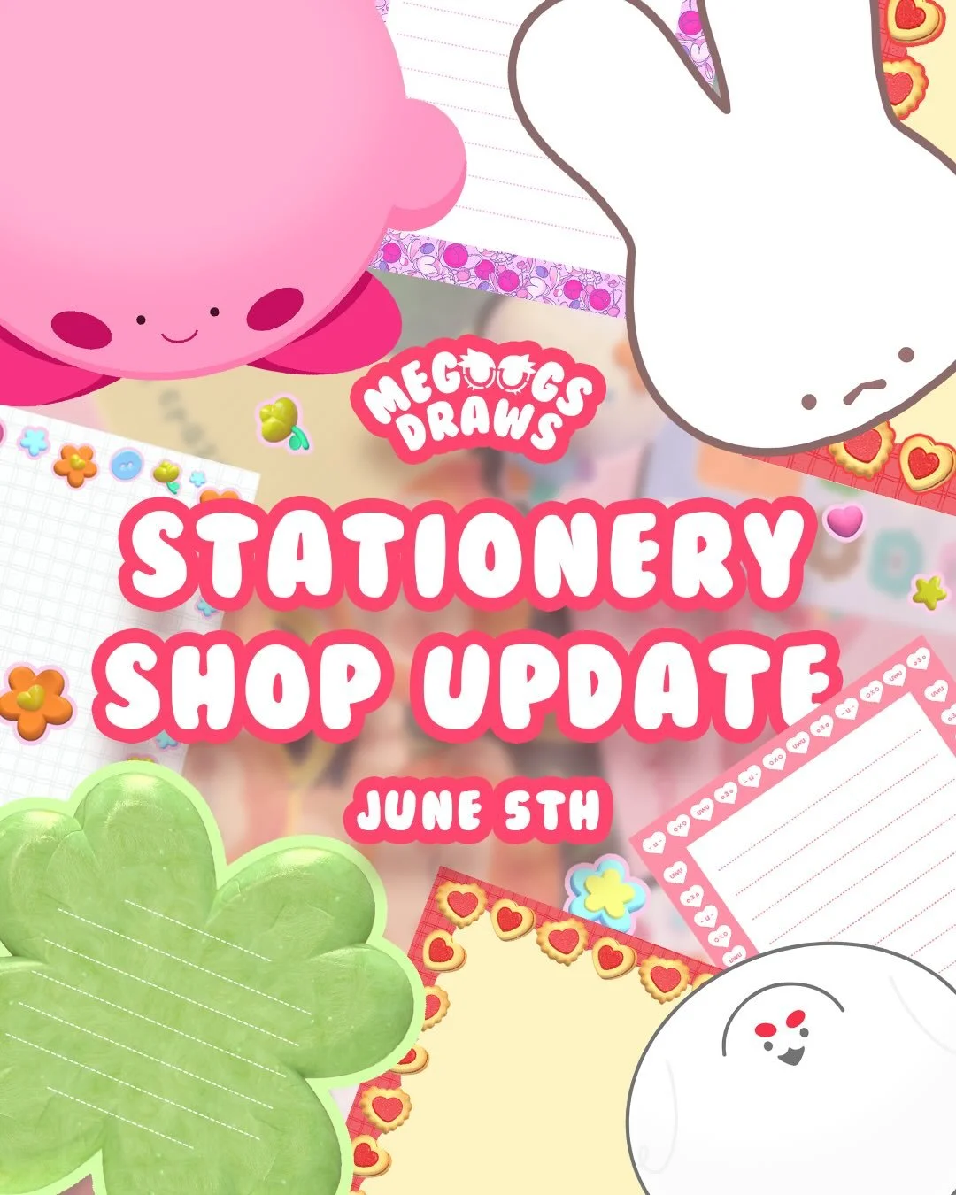 new stationery dropping soon divas 📢📢
Really excited about this one, I've been wanting to dive more into the stationery world and make things that are both whimsical and useful 
I've made a bunch of brand new memo pads and added some more options f