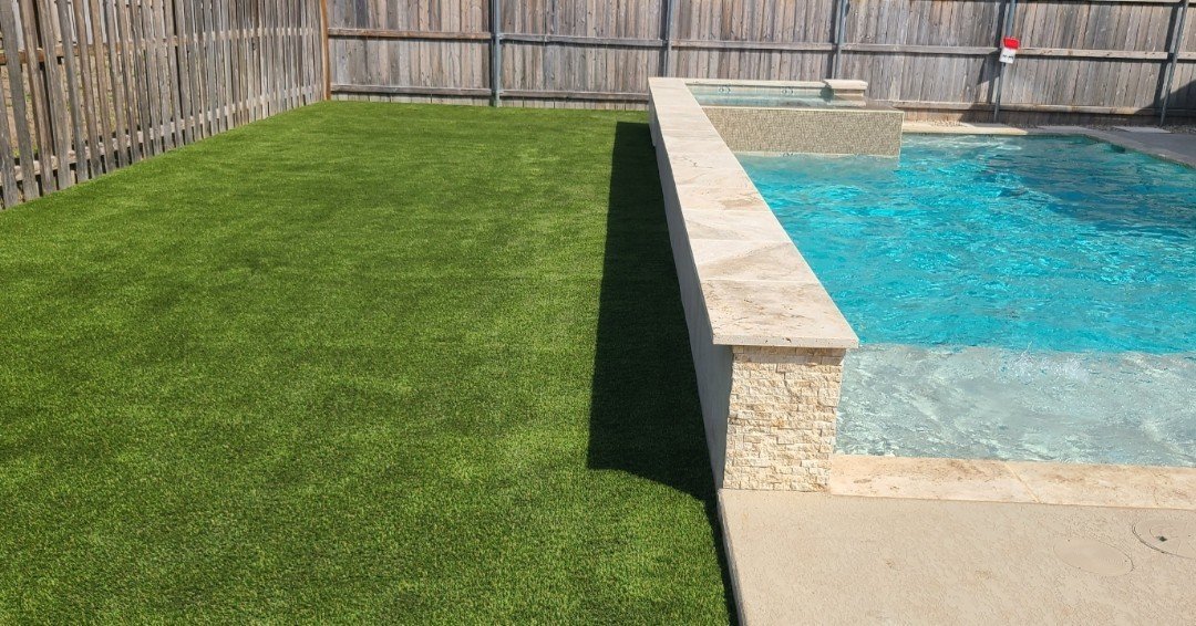 Step into your own personal oasis with our luxurious landscape grass installation.  Experience the beauty and tranquility of a lush, green paradise right at your doorstep. 🌿✨ 

#LandscapeGoals #LuxuryLiving #GrassIsGreener #austintx #atx #foreverlaw