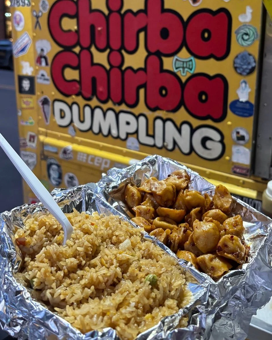 Dinner = handled 😮&zwj;🔥🥟🍚

Nothing hits like a fresh tray of dumplings + fried rice straight from the @chirbachirba truck. Street food, but make it unforgettable!

Pull up, grab a fork, and dig in!
