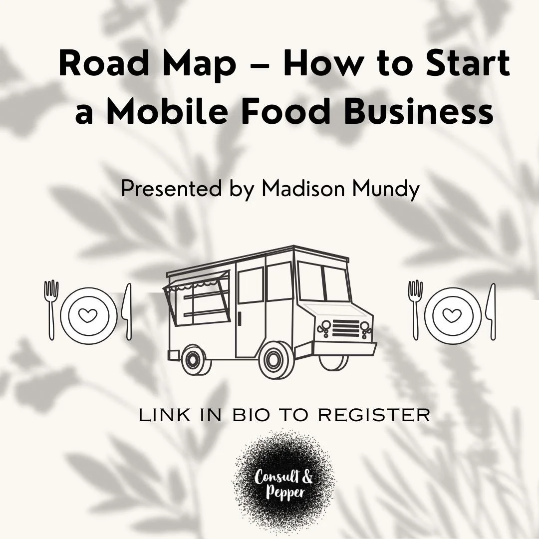Happening Today! Got a food truck idea but not sure where to start? 🚚

 Road Map &ndash; How to Start a Mobile Food Business is happening today from 5&ndash;7 PM online. This free webinar walks through the real steps of launching a mobile food busin