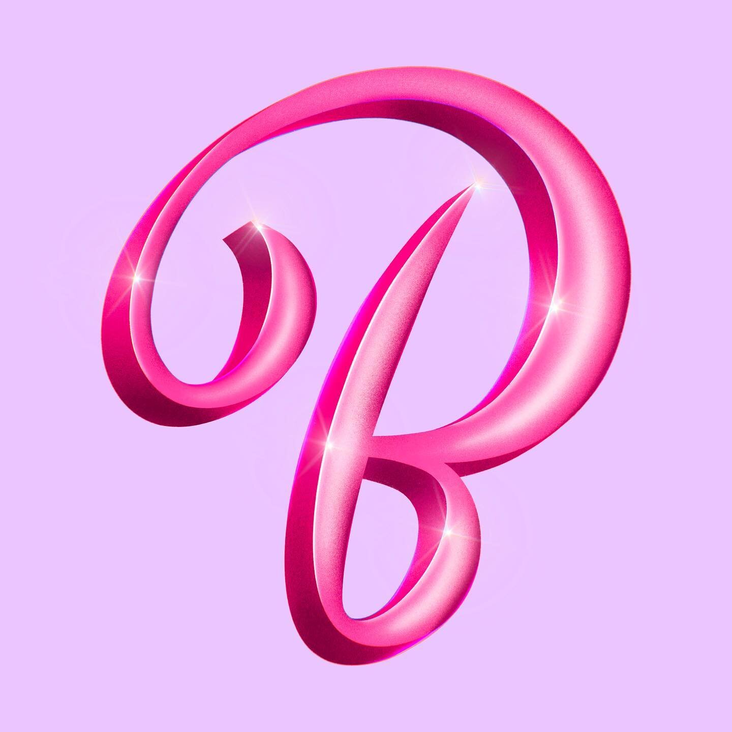 With all the @barbiethemovie madness lately, this is fitting, right? @barbie pink FTW!! 

Revisiting my &lsquo;B&rsquo; from @36daysoftype earlier this year!
.
.
.
.
.
#pink #barbiepink #barbiethemovie #lettering #handlettering #3dlettering #socallet