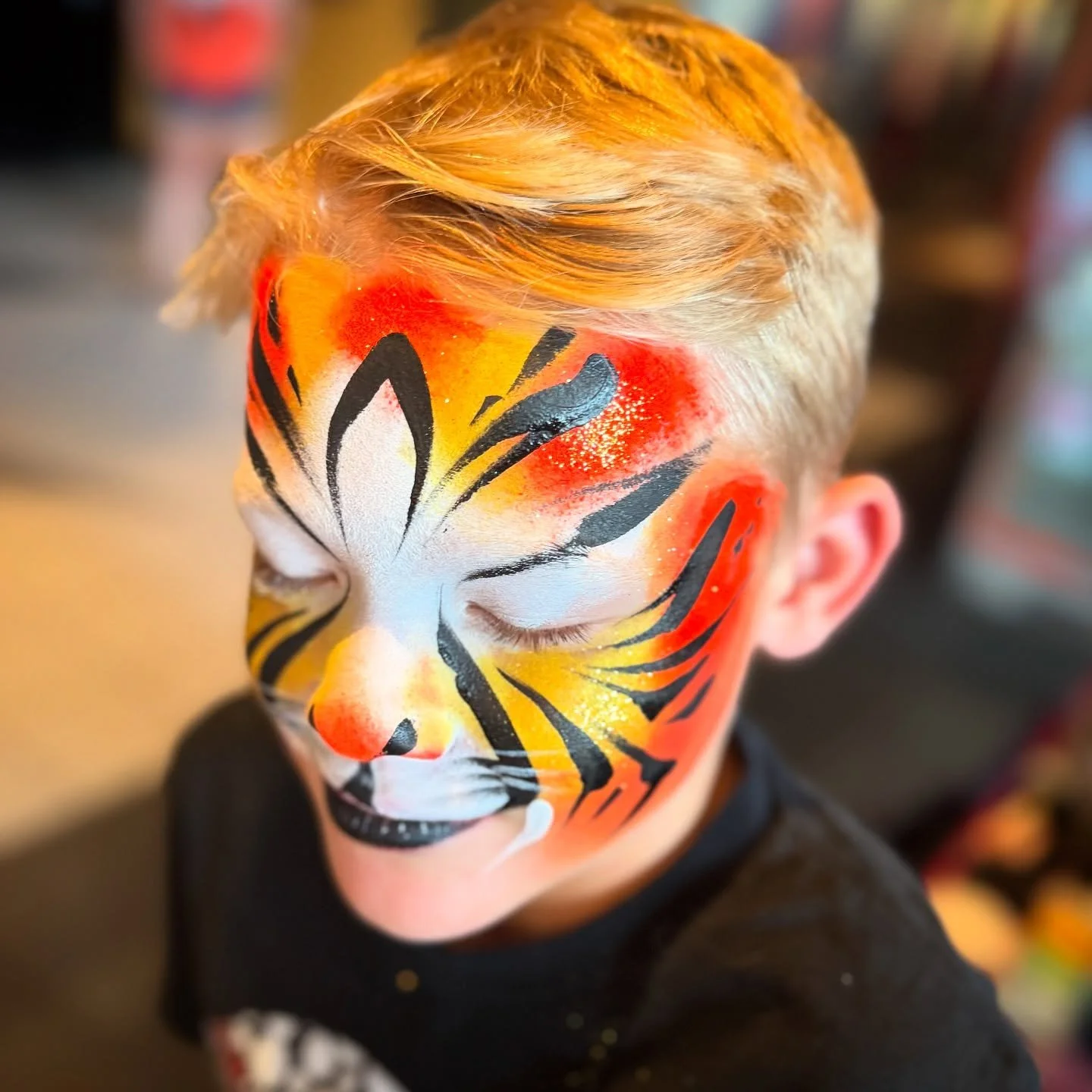 Can&rsquo;t stop won&rsquo;t stop with the @tigers Family Day faces! ⚾️🐯@hockeytowncafe