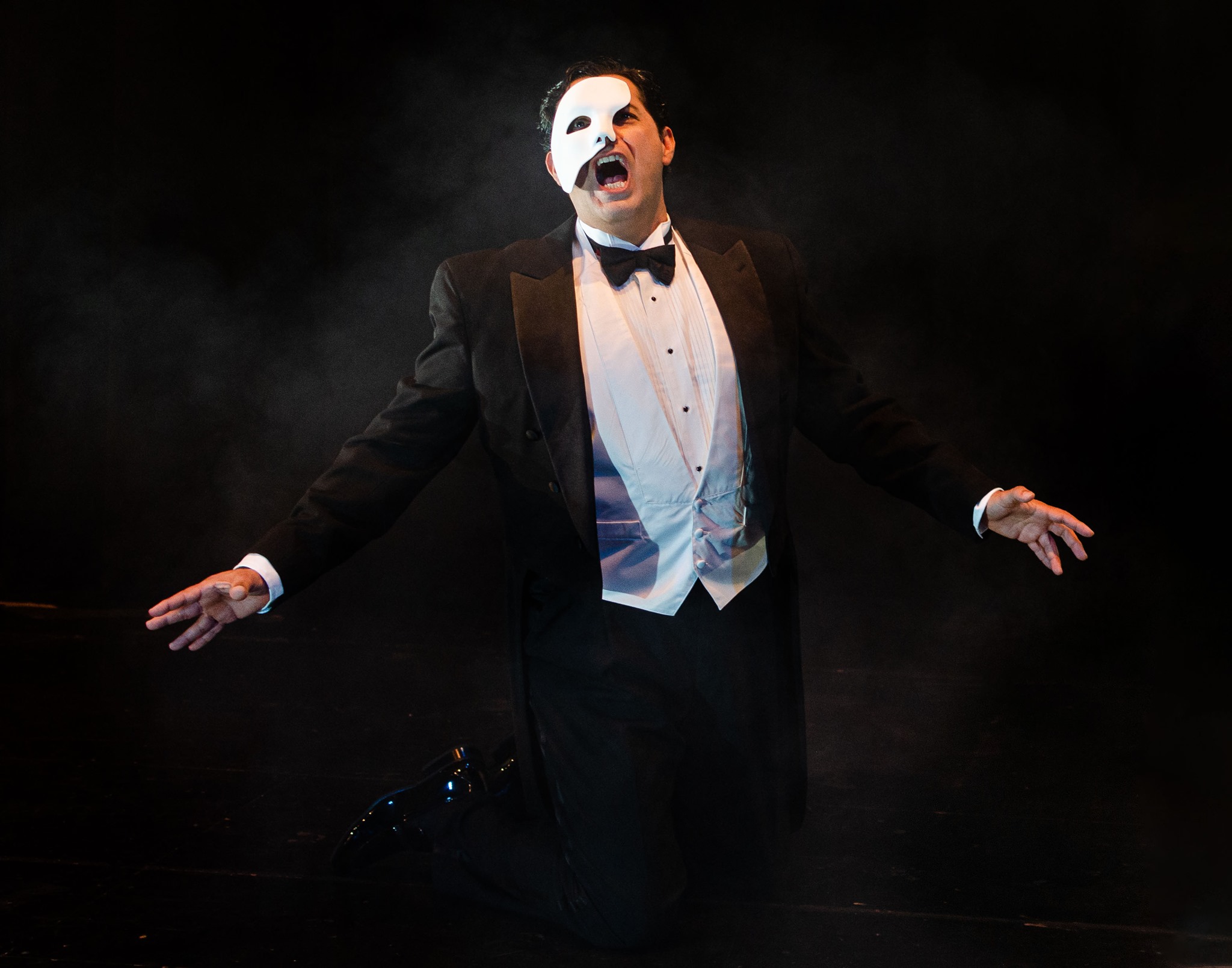  Pedro Rodelas as the Phantom of the Opera from Ohlone College and Stage 1’s co-production of The Phantom of the Opera 