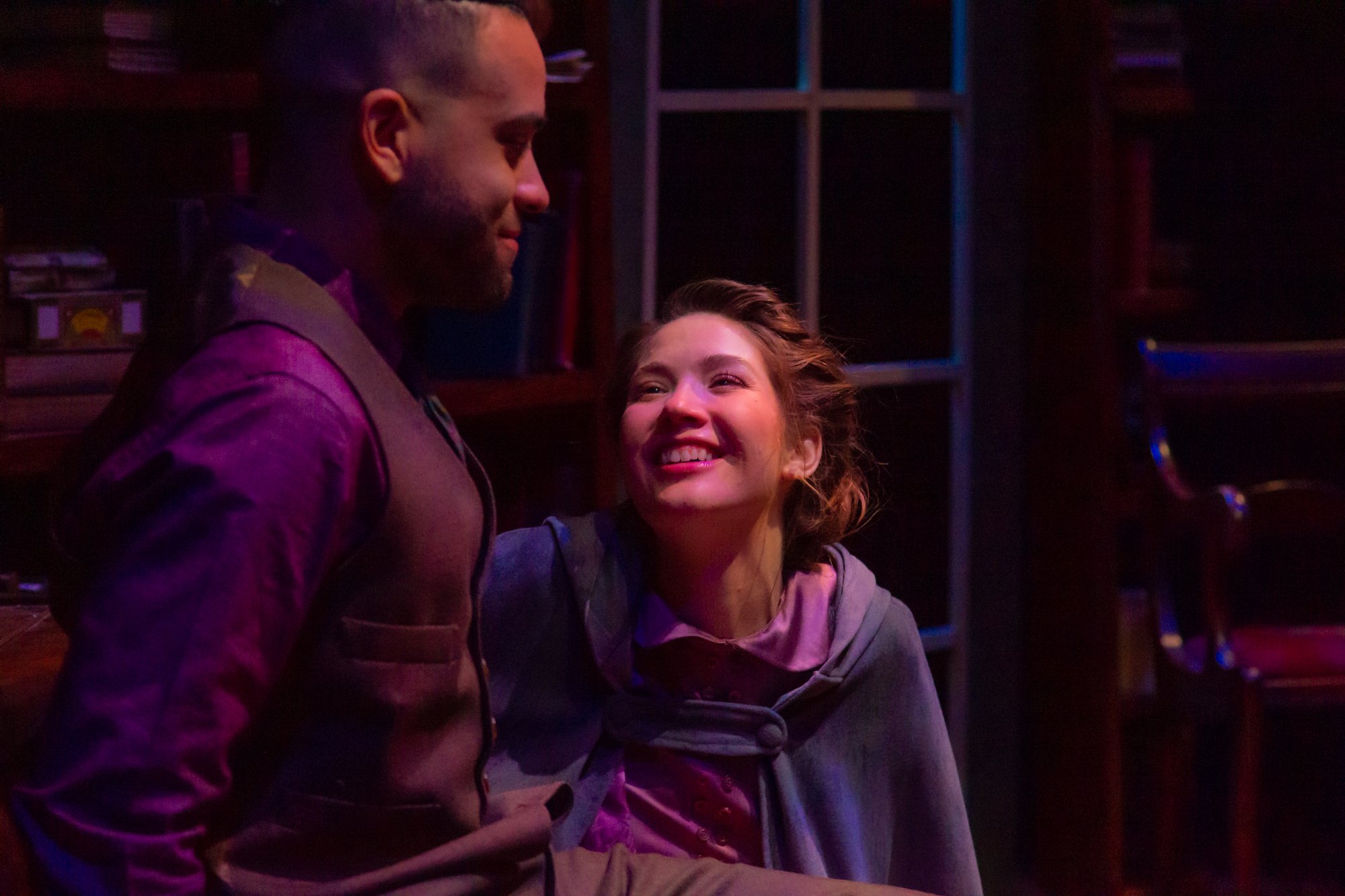Evan Lugo and Olivia Carter in The Seagull