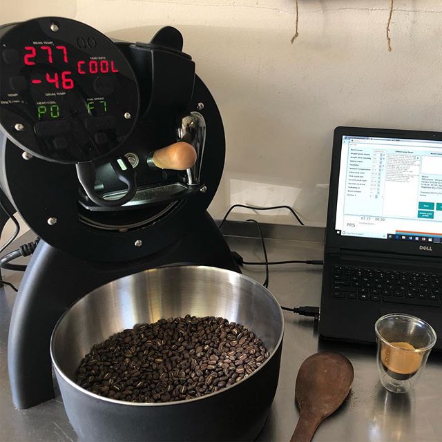 Celebrating the 4th of July with a family barbecue, some coffee roasting, and some good espresso. Have a safe and happy Fourth everyone!