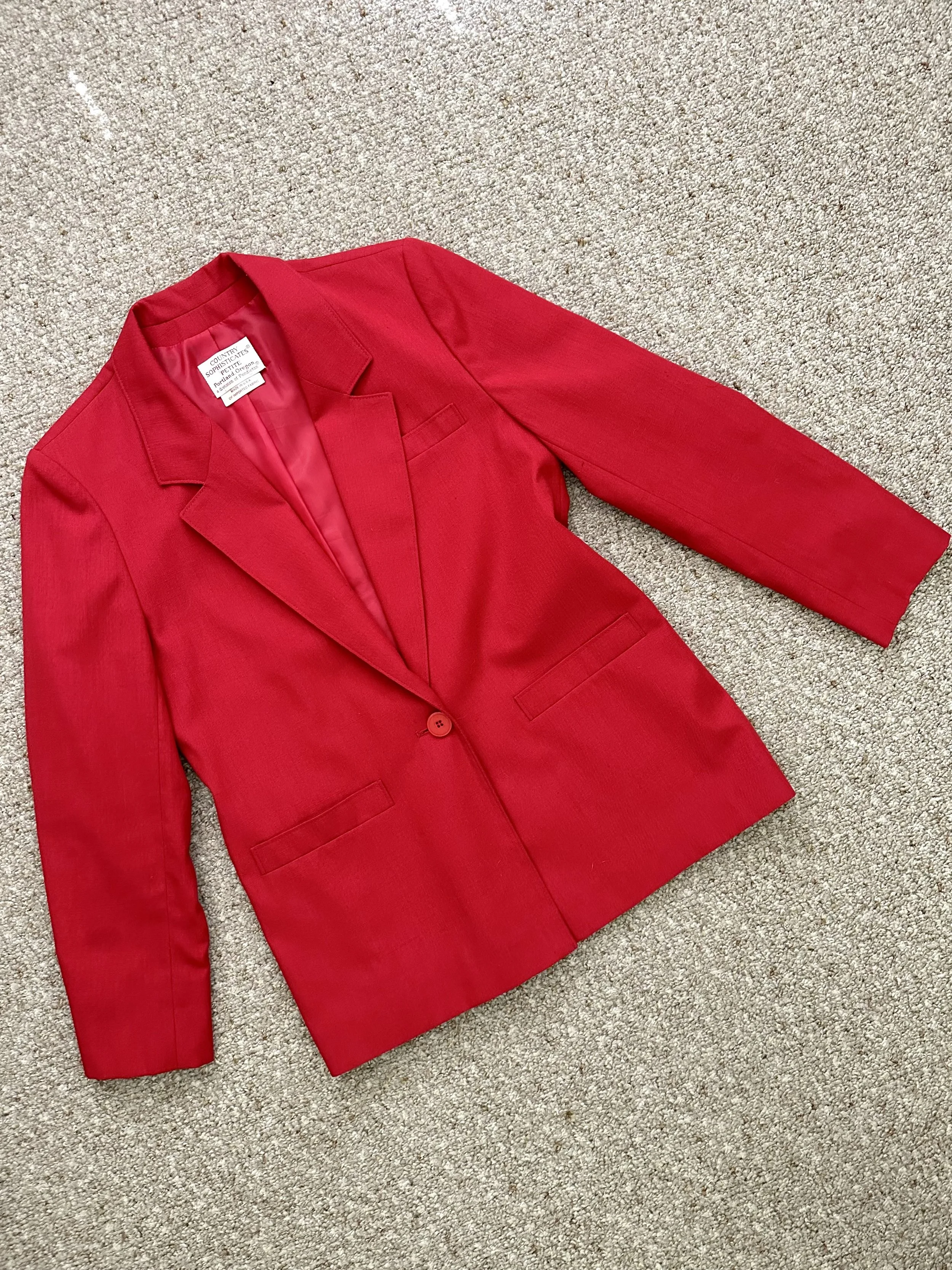 Pendleton Red Blazer