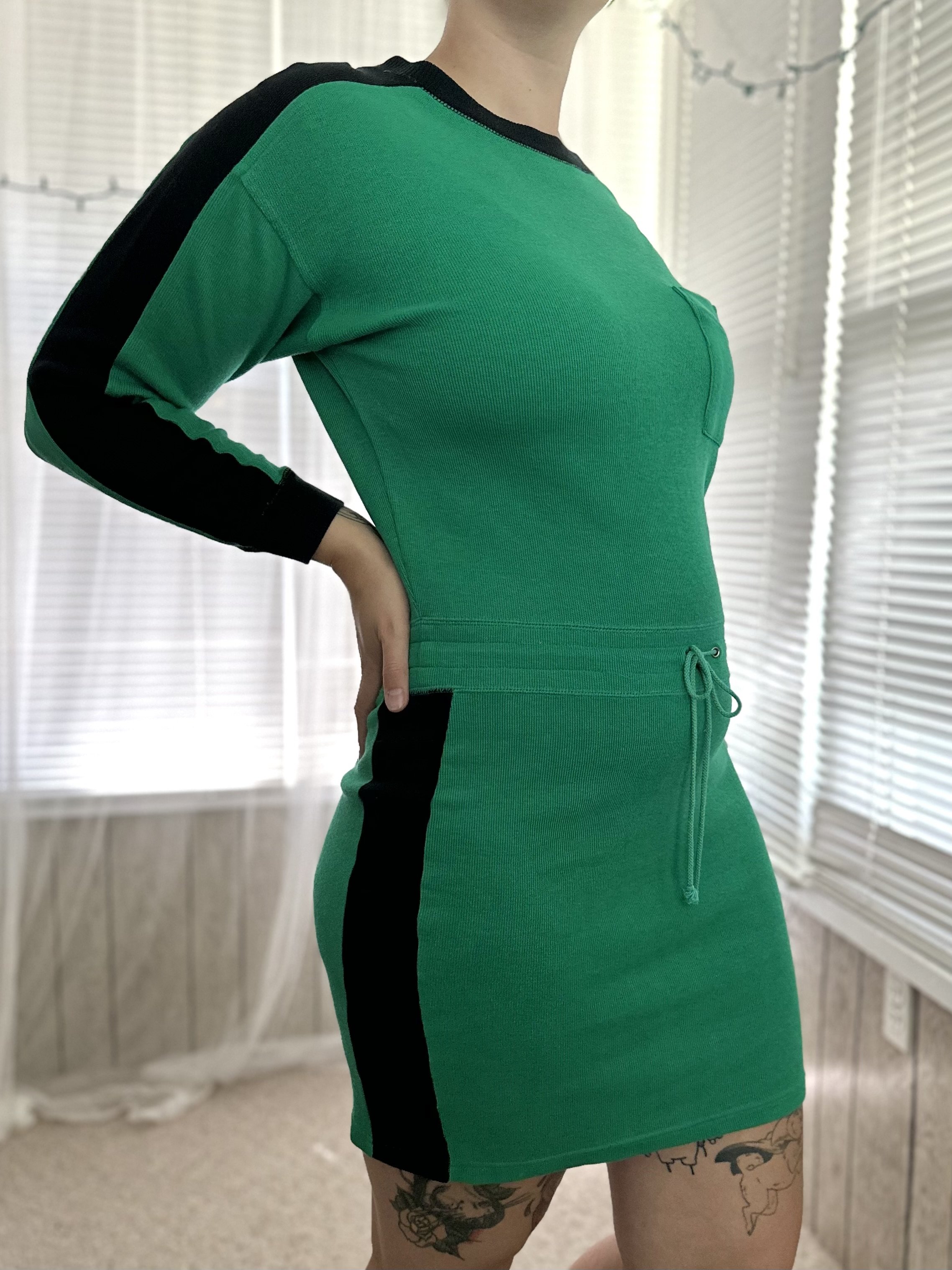 Liz Claiborne Green Knit Dress