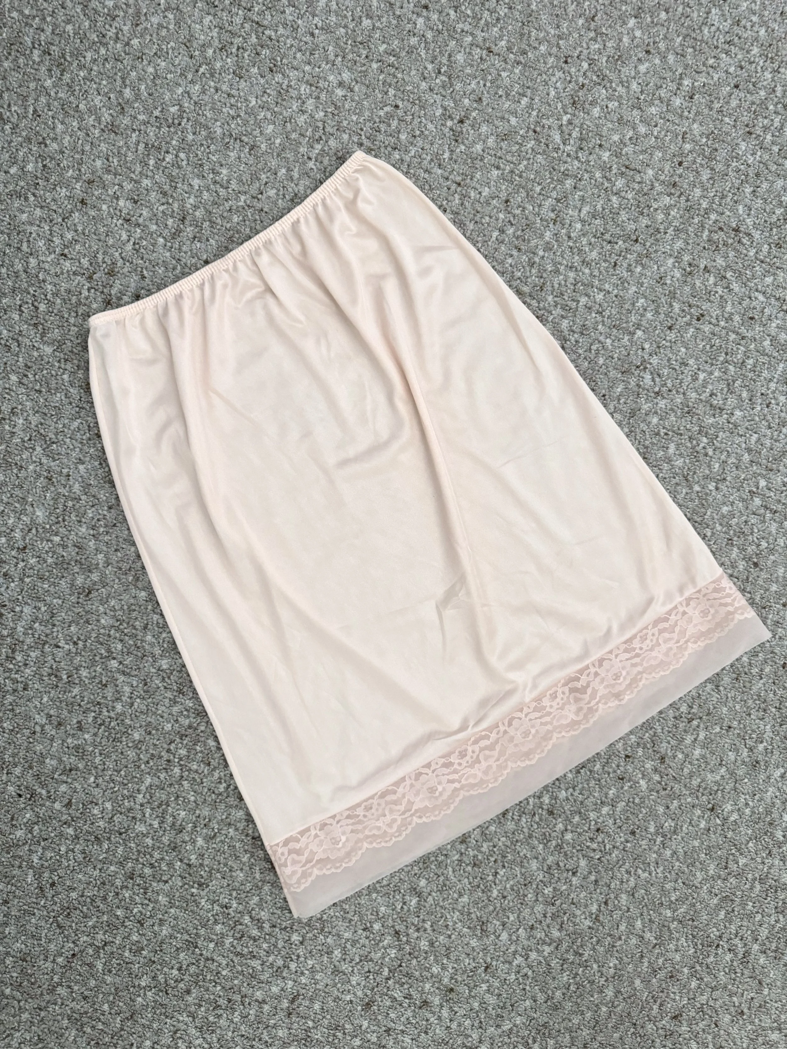 Powers Model Peach Slip Skirt
