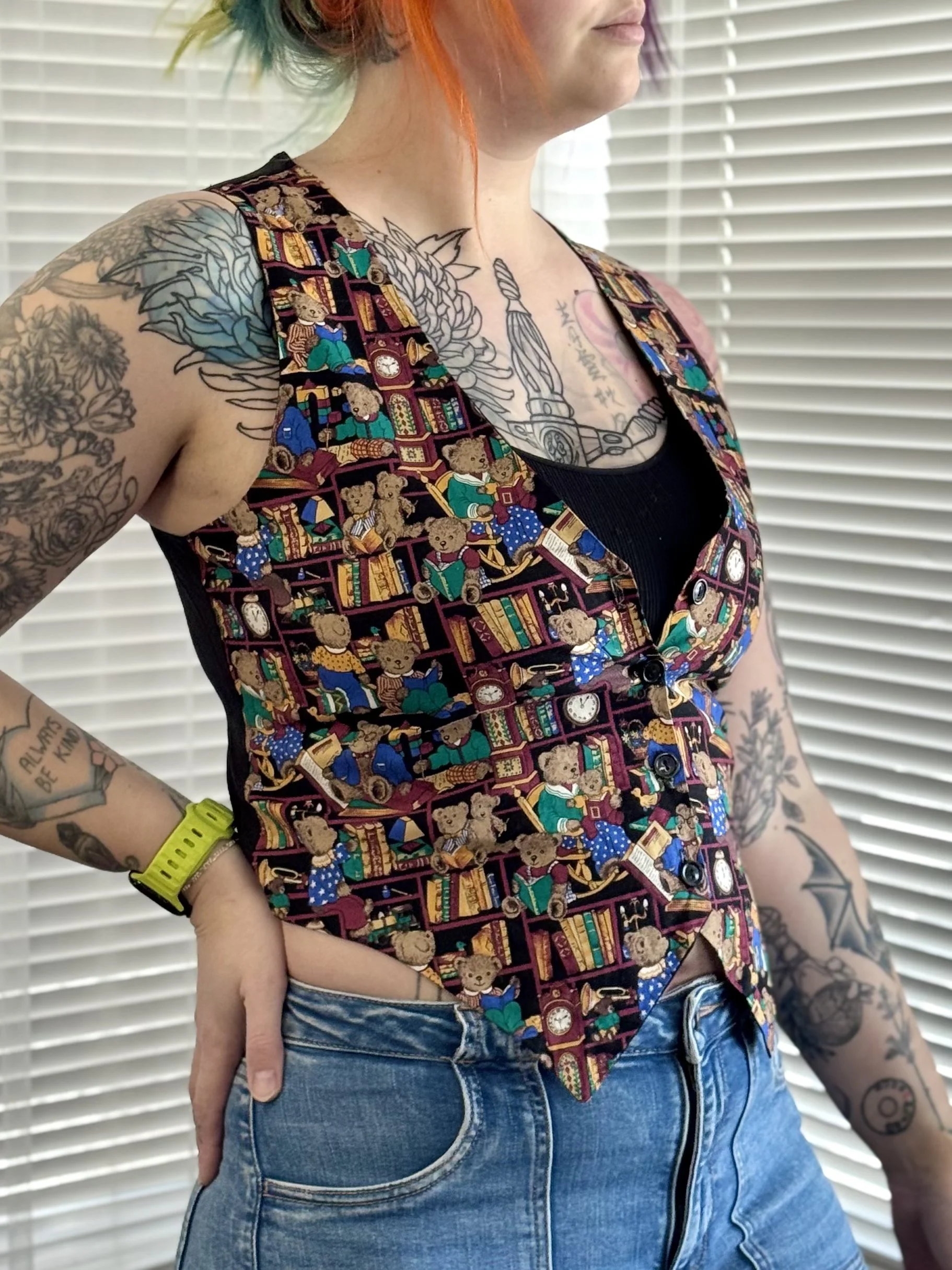 111 Main Library Teddy Bears Vest