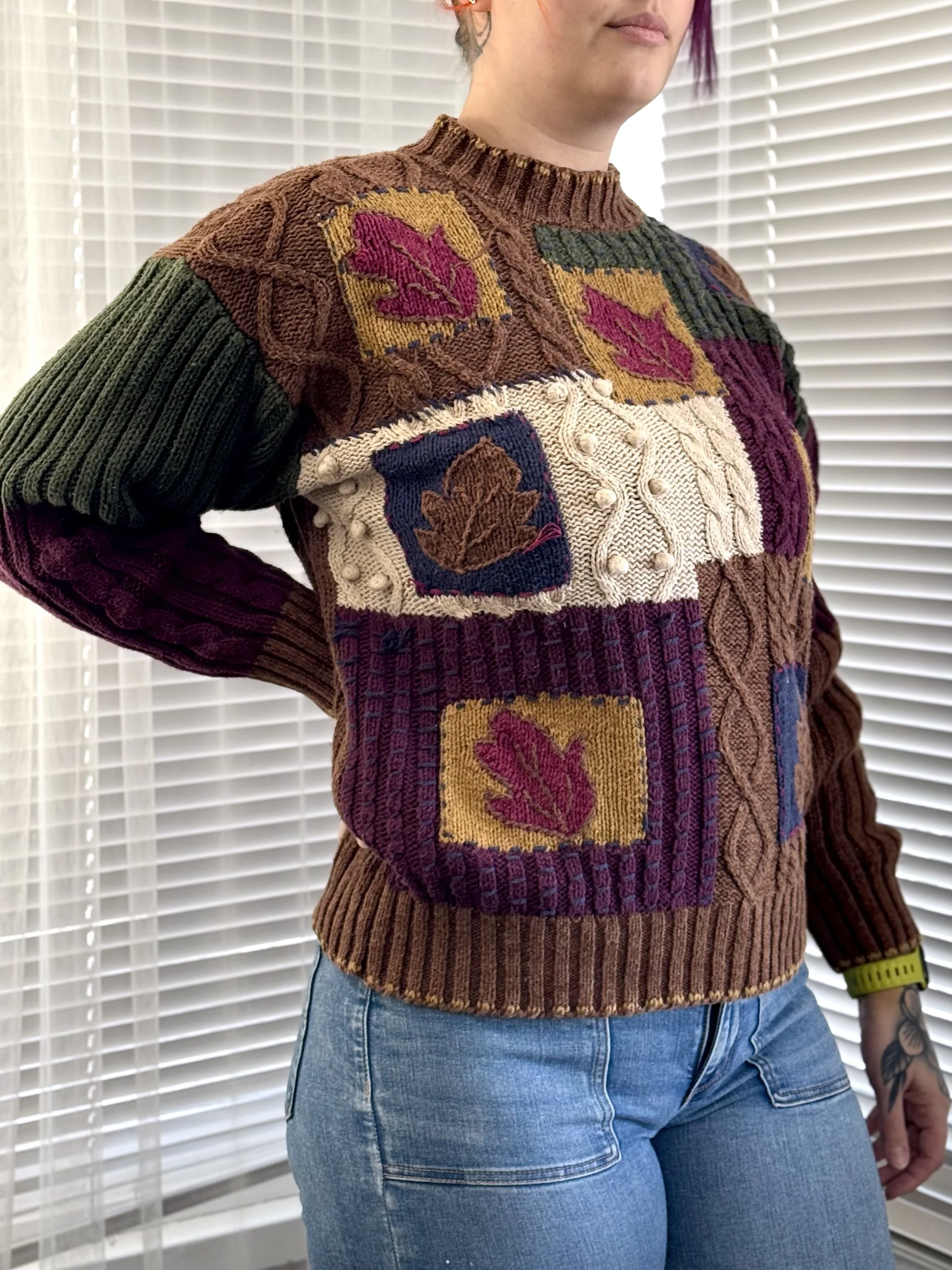 Gina Peters Fall Pattern Sweater