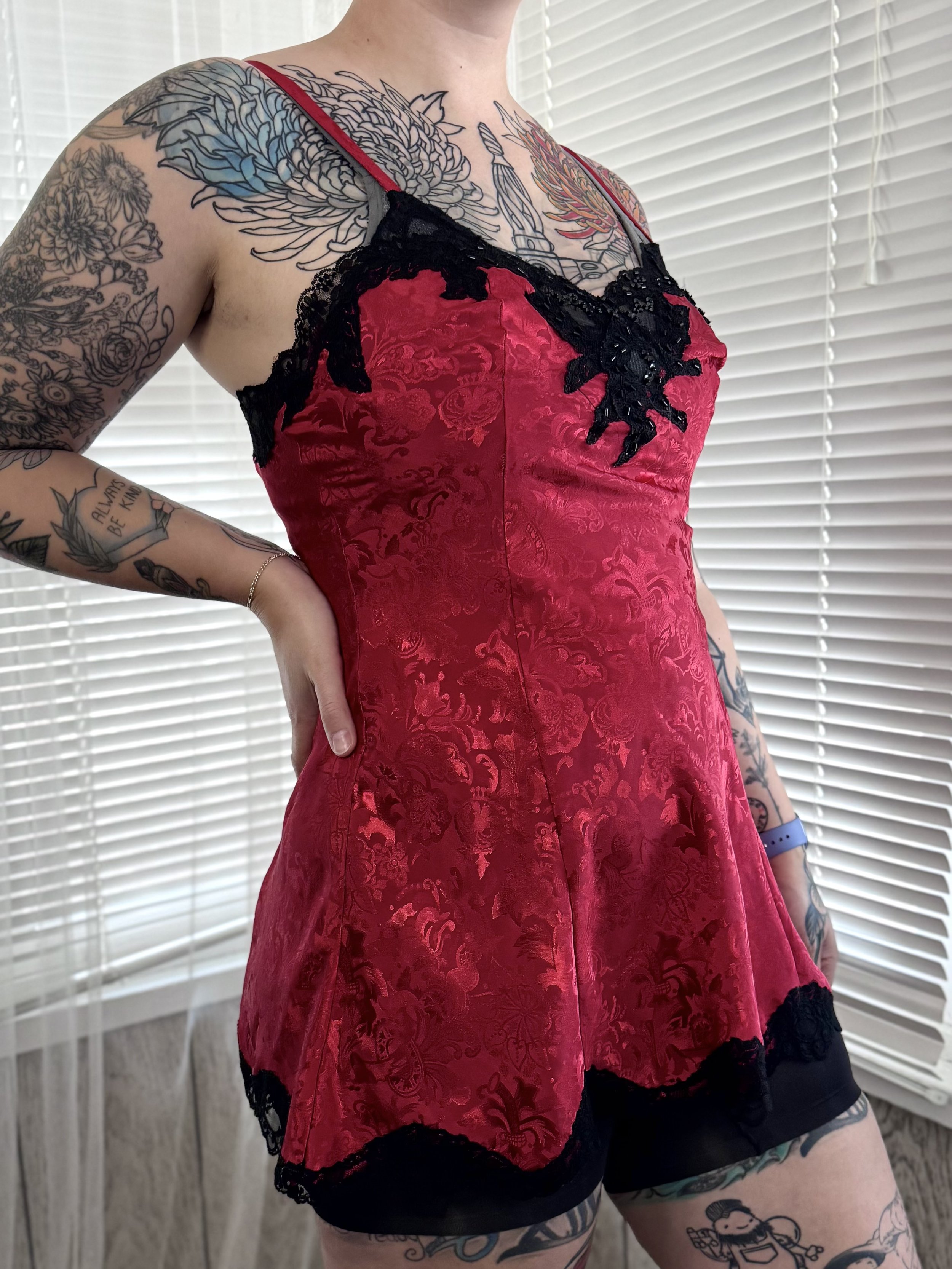 Gold Label Victoria's Secret Red Slip Dress