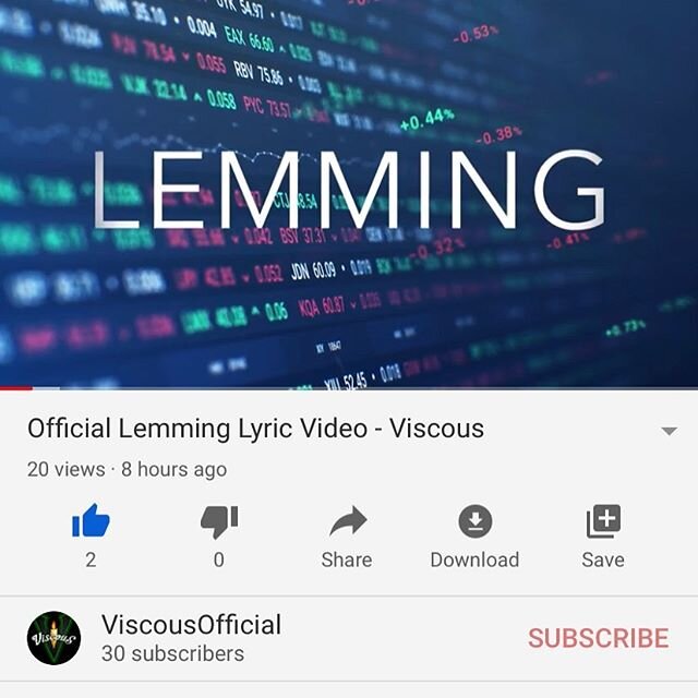 Fellow humans, the lyric video for our latest single, Lemming, is now out on YouTube! Link is above in bio for your listening pleasures...Special thanks to @soundsorcerer @almostmattclayton @3db_soundworks and @beckermastering for being diligent and 