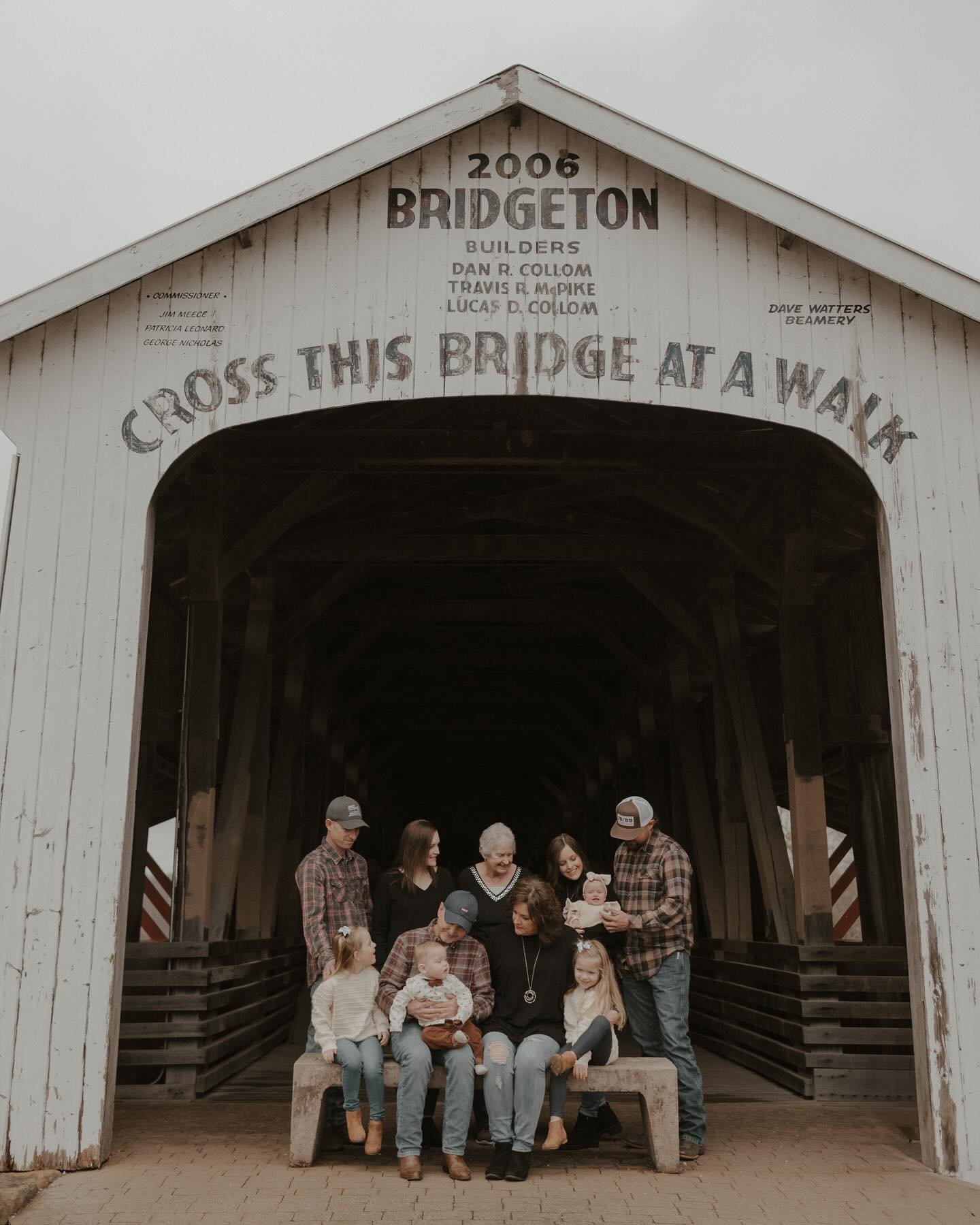Causally took over a month off from posting; not on purpose either. 🤣
.
.
We snapped this family session on a warm-er day shortly after Christmas. My first shoot at Bridgeton in a good while! ❤️
.
.
It&rsquo;s a really neat location to visit if you&