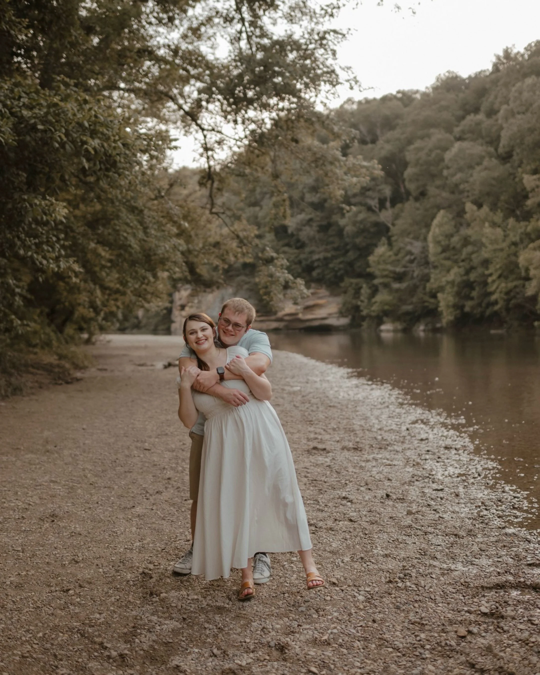 Dylan + Emily had picked Turkey Run State Park to shoot their engagement photos. I&rsquo;ll be honest I&rsquo;m not super experienced here and should really scope it out more, however, probably not the best time to put that on my to do list being 25 