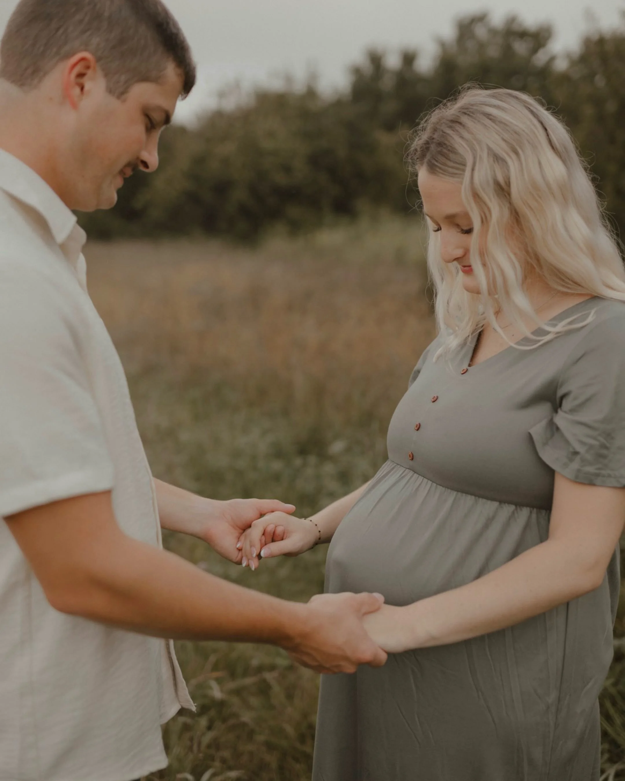 last year: husband + wife ; this year: mom + dad 🥹💙