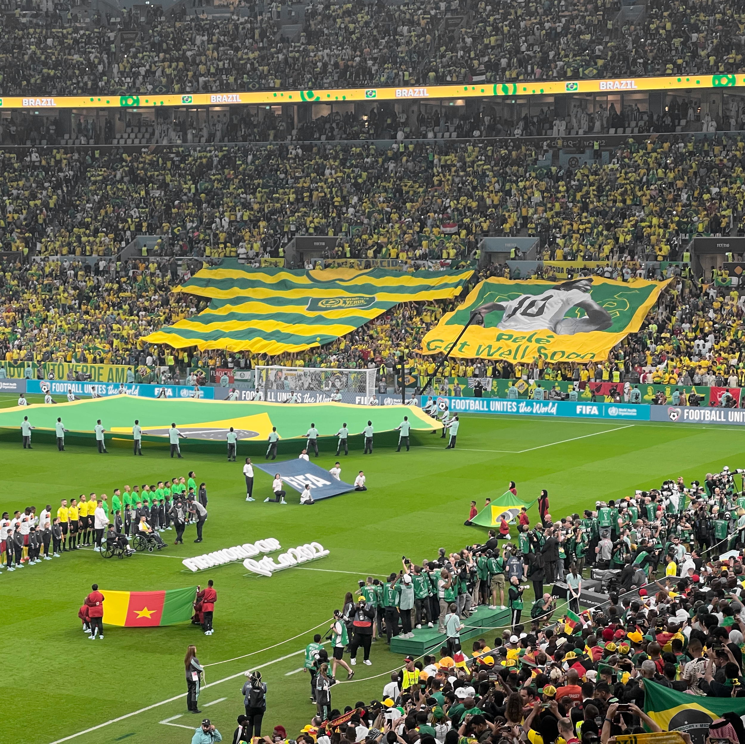 FIFA Fan Movement - Qatar 2022 - Brazil vs Camaroon