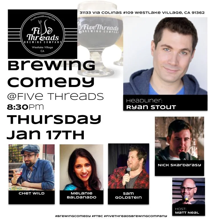#BrewingComedy