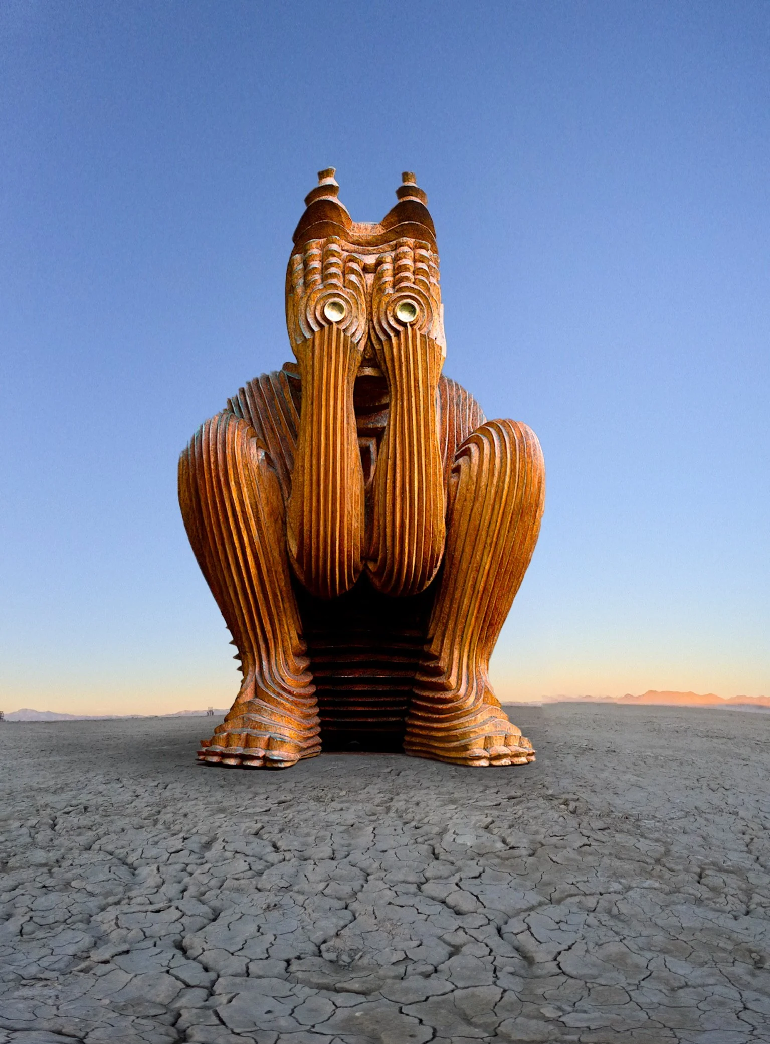 Behind Closed Eyes sculpture