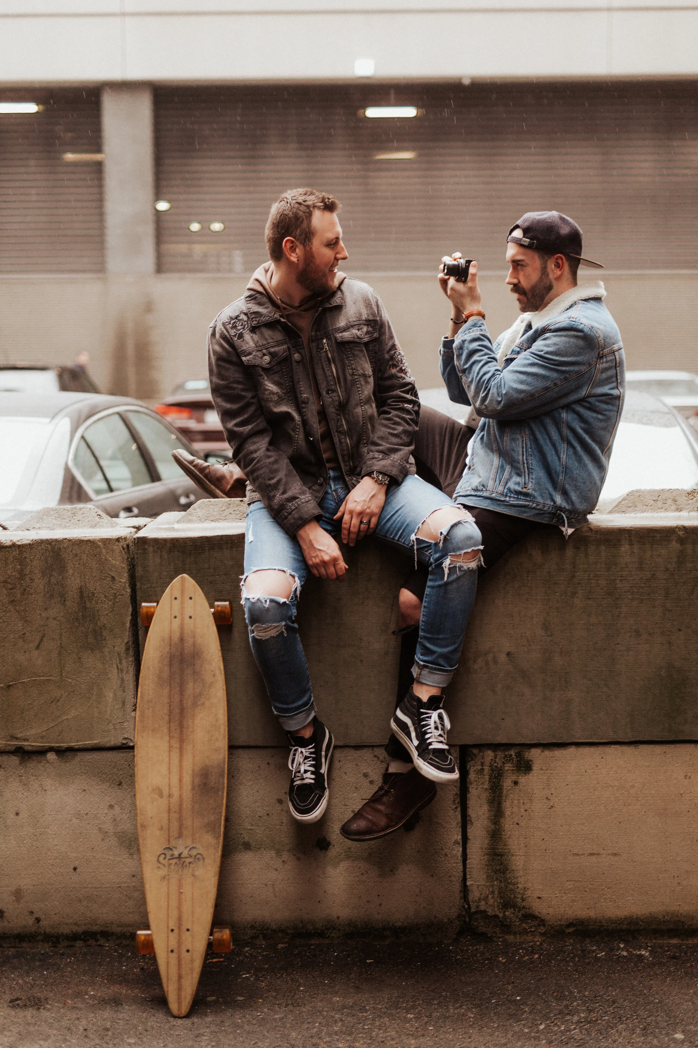 Zach &amp; Evan. Downtown Pittsburgh Engagement. Pittsburgh, PA.