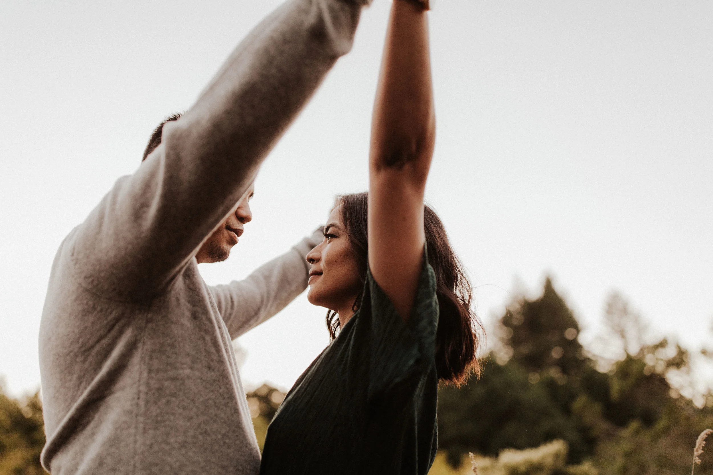 Khristine &amp; Mike. Redwood Engagements at Henry Cowell. Santa Cruz, CA.