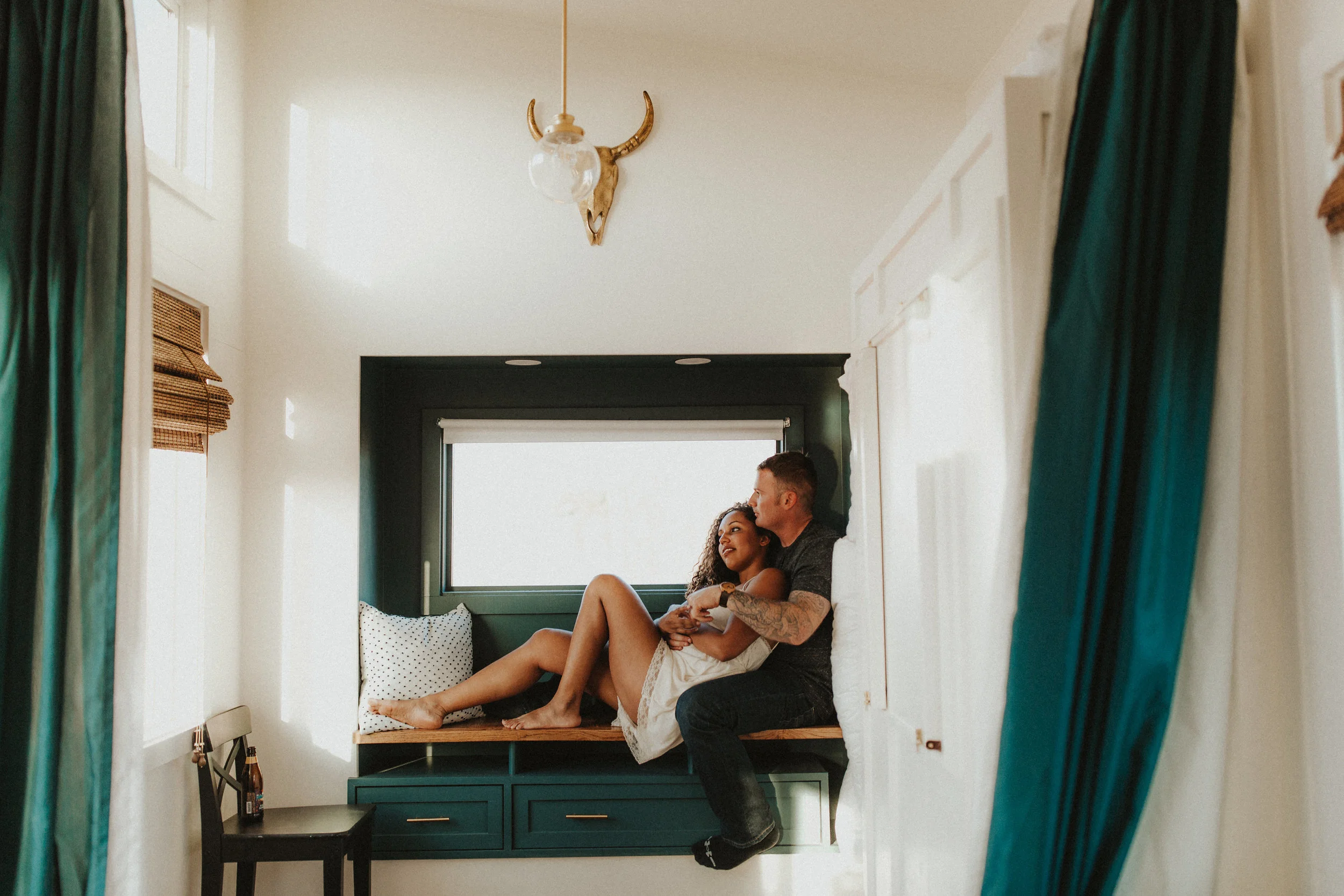 Becca &amp; Scott. Joshua Tree Engagement. Joshua Tree, CA.