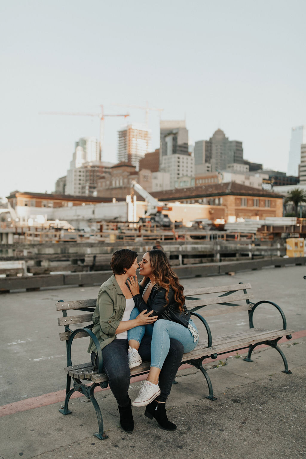 Daniela &amp; Emily. Couple's Session at The Embarcadero. San Francisco, CA.